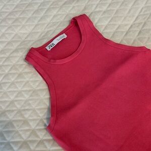 Zara Pink Sleeveless Top